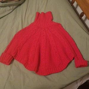 Pullover Puncho toddler girl si 4t